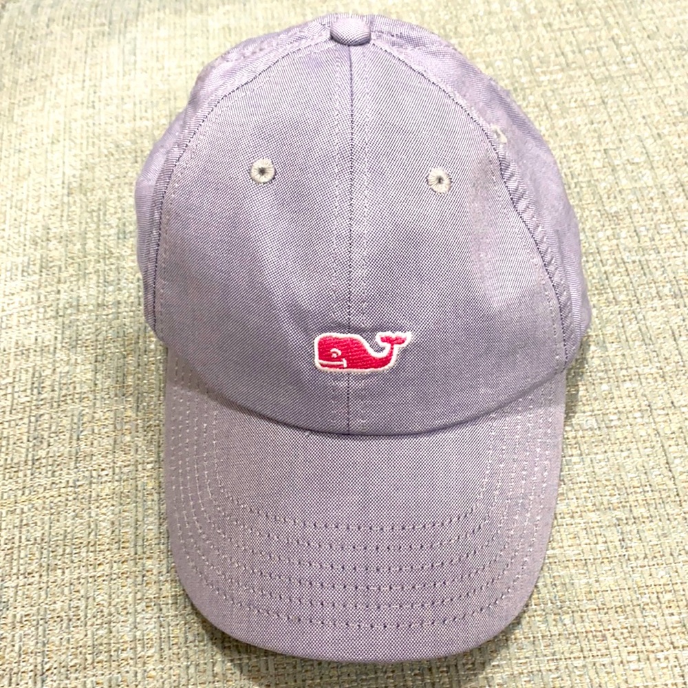 Vineyard Vines Oxford Women’s Baseball Hat in Moonshine